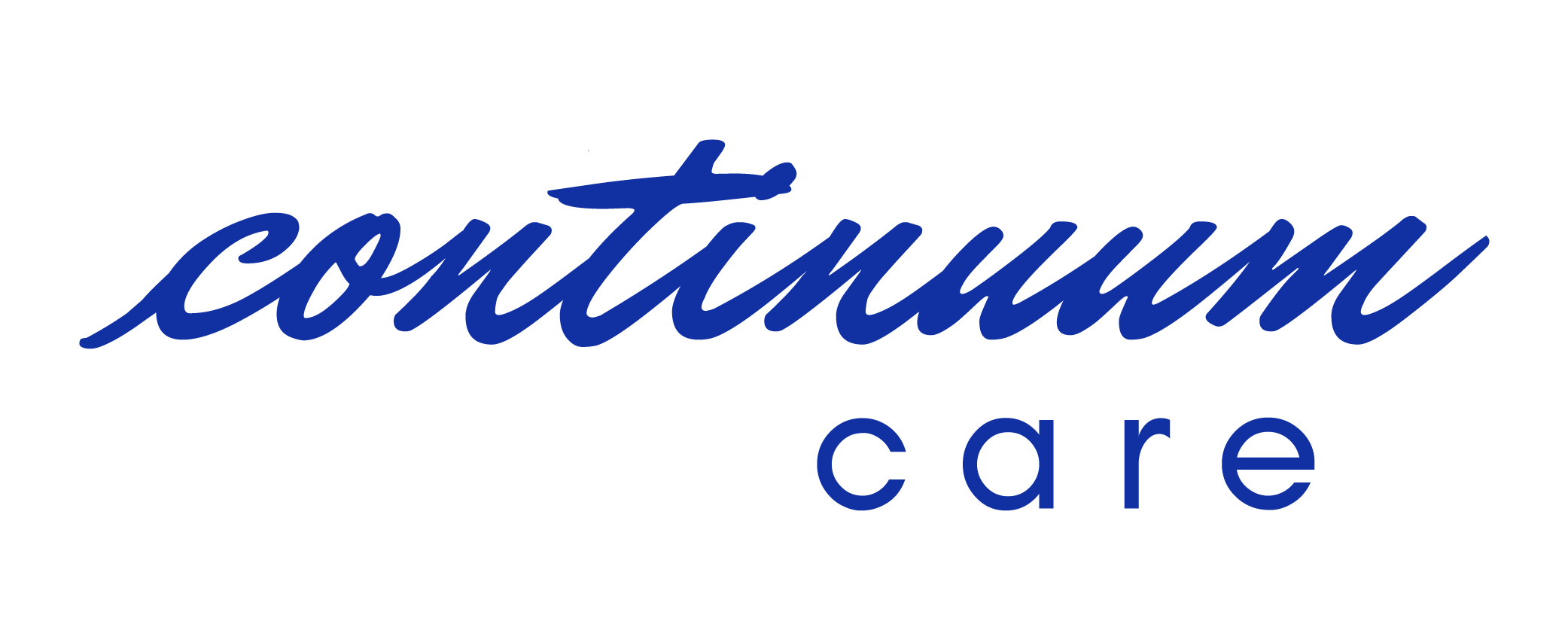 Continuum Care - on transparent rectangle